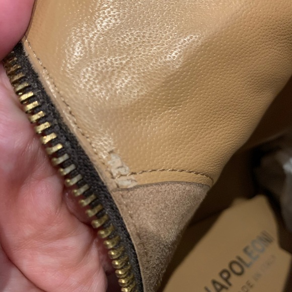 NWT Napoleoni Calf Hair Leopard Heeled Booties - Picture 13 of 14